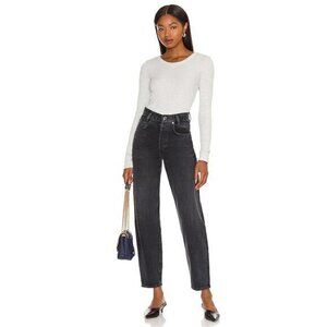 AGOLDE High Rise Tapered Baggy Jean in Shambles 32